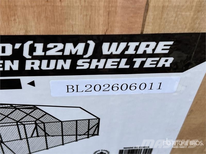  StanForge CRS1040 10 ft x 40 ft Mesh Chicken Run & Overige veehouderijmachines