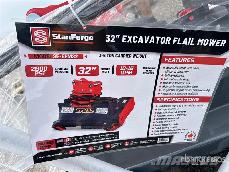 StanForge EFM32 32 in Flail Mower (Unused) Drugi deli