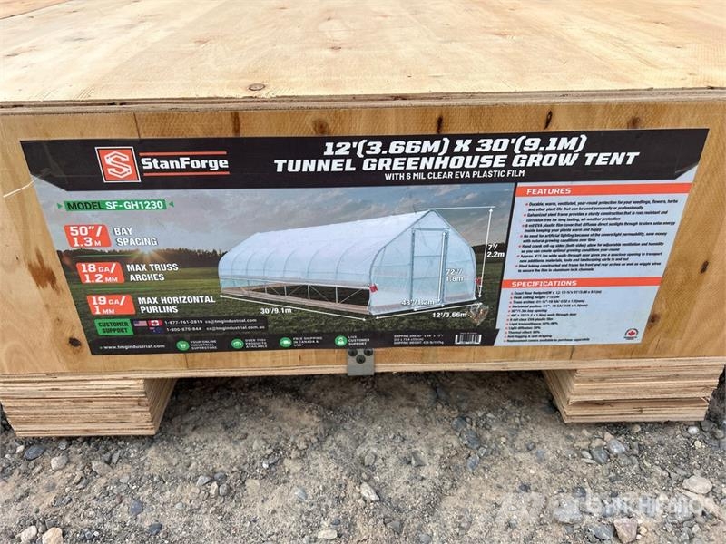  StanForge GH1230 30 x 12 ft Tunnel Greenhouse (Unu Drugi deli