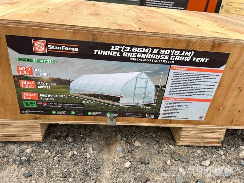 StanForge GH1230 30 x 12 ft Tunnel Greenhouse (Unu Drugi deli