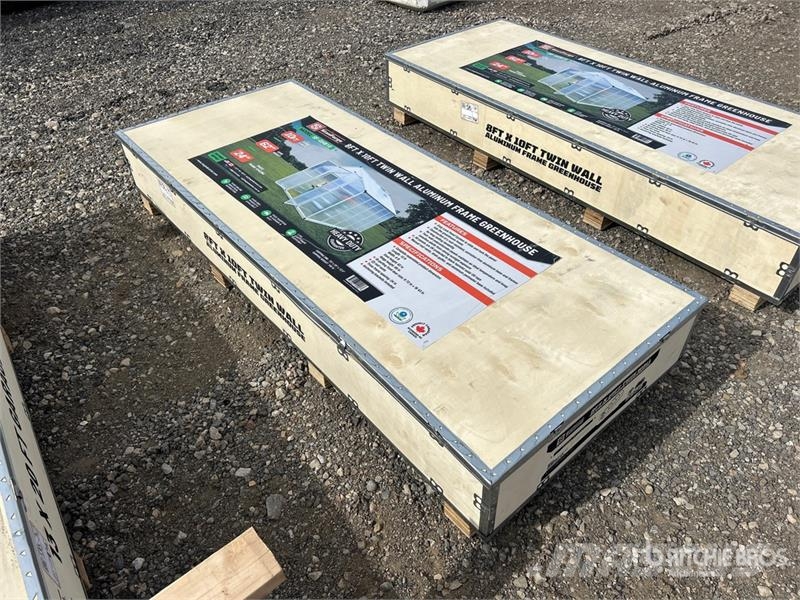  StanForge GH810 8 ft x 10 ft Aluminum Twin Wall Gr مكونات أخرى