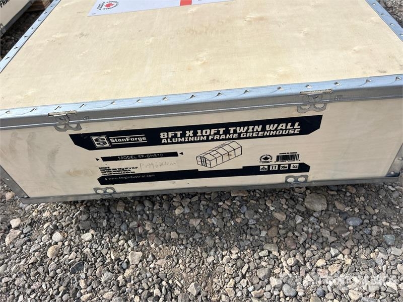  StanForge GH810 8 ft x 10 ft Aluminum Twin Wall Gr مكونات أخرى