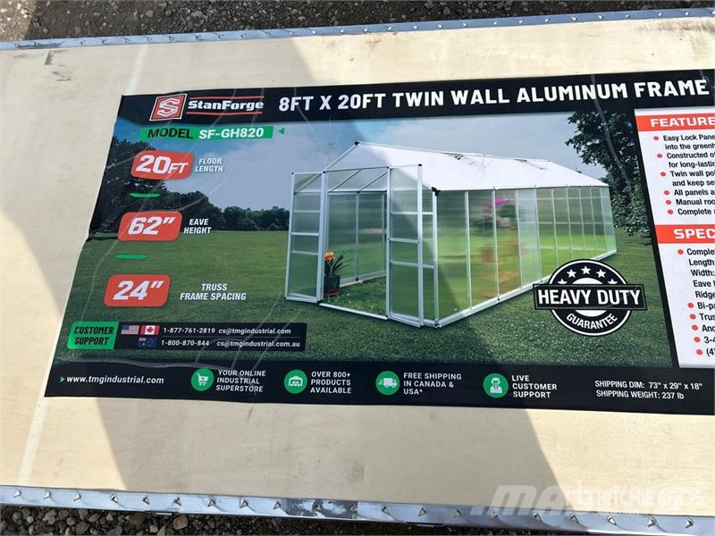 StanForge GH820 8 ft x 20 ft Aluminum Twin Wall Gr مكونات أخرى