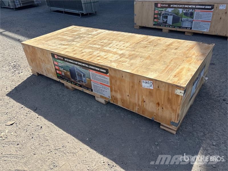StanForge MSK1220 12 ft x 20 ft Metal Livestock Sh Steel frame buildings