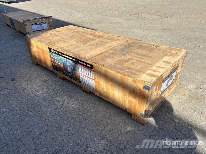 StanForge MSK1220 12 ft x 20 ft Metal Livestock Sh Steel frame buildings