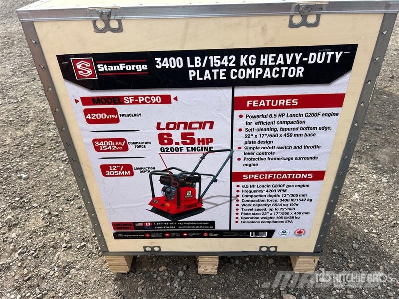 StanForge PC90 3400 lb Vibratory Plate Compactor ( Kompaktory