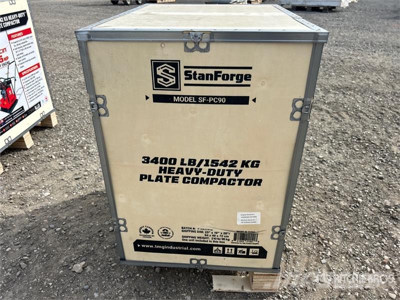 StanForge PC90 Vibratory Plate Compactor (Unused) Kompaktory
