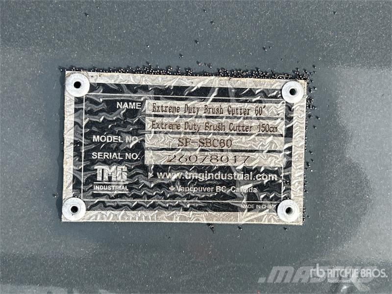 StanForge SBC60 60 in Skid Steer Brush Cutter (Unu Kosilice sa postoljem za vuču