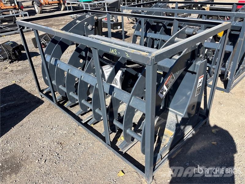 StanForge SRR75 72 in Root Rake Skid Steer Grapple Pinzas