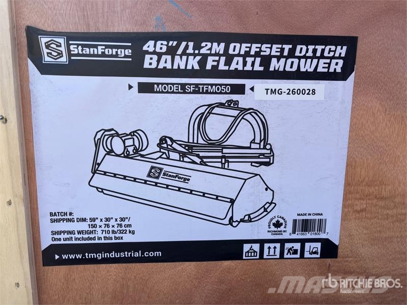  StanForge TFMO50 50 in 3-Point Offset Flail Mower  جزازات