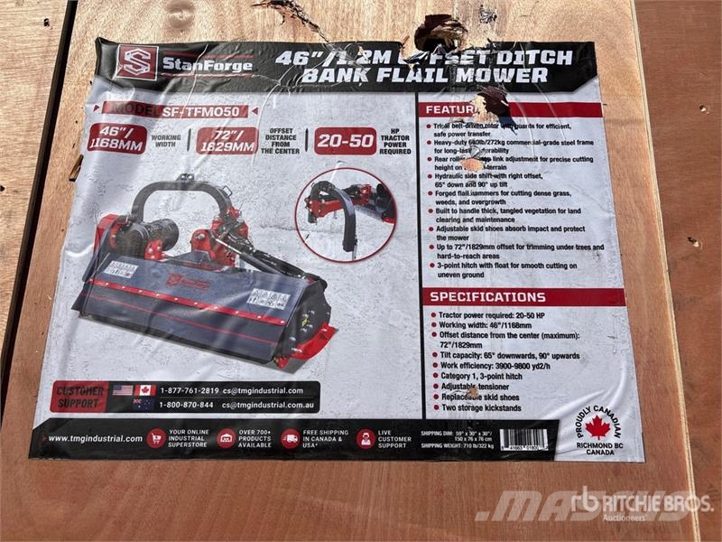  StanForge TFMO50 50 in 3-Point Offset Flail Mower  جزازات