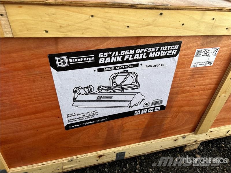StanForge TFMO70 65 in 3-Point Flail Mower (Unused Falciatrici