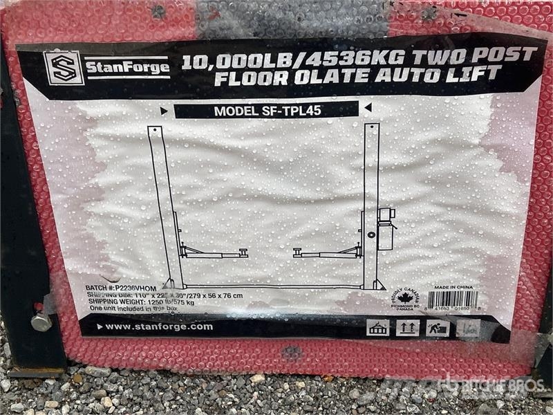  StanForge TPL45 2 Post 10000 lb Vehicle Lift (Unus Gradbeništvo - drugo