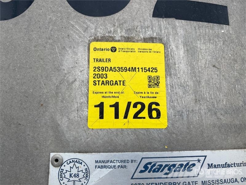 Stargate 33 ft 6 in Tri/A End Dump Trailer Самоскиди