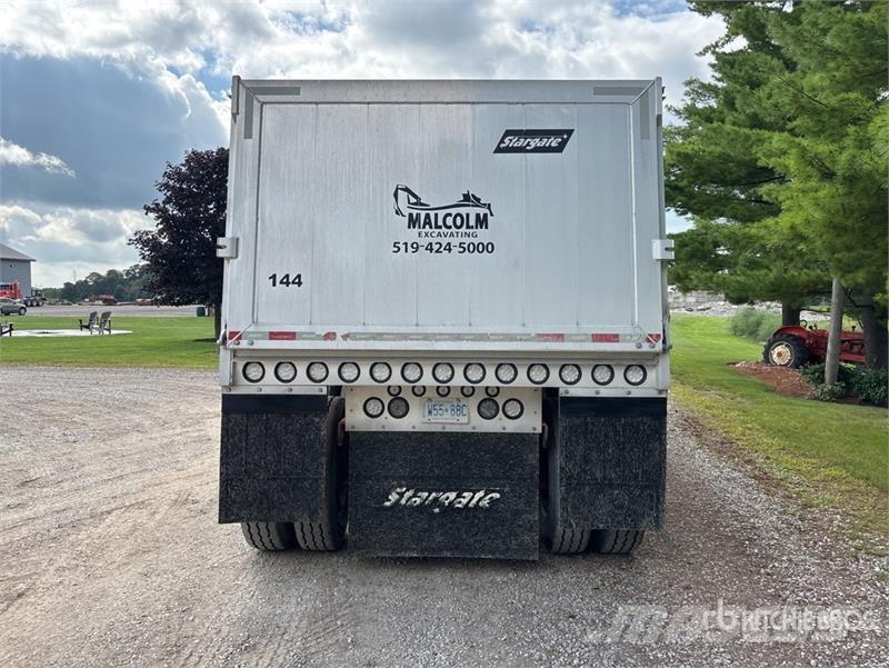  Stargate 34 ft Tri/A Aluminum End Dump Trailer Tipphengere