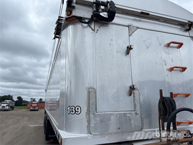 Stargate 44 ft Quad/A Aluminum End Dump Trailer Bañera