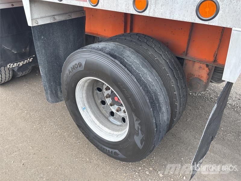Stargate 44 ft Quad/A Aluminum End Dump Trailer Bañera