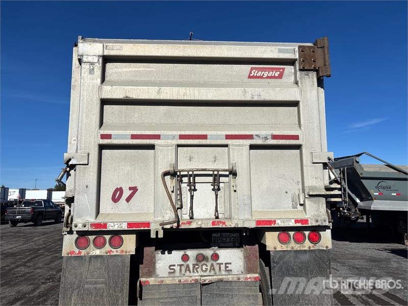Stargate 44 ft Quad/A Aluminum End Dump Trailer Самоскиди
