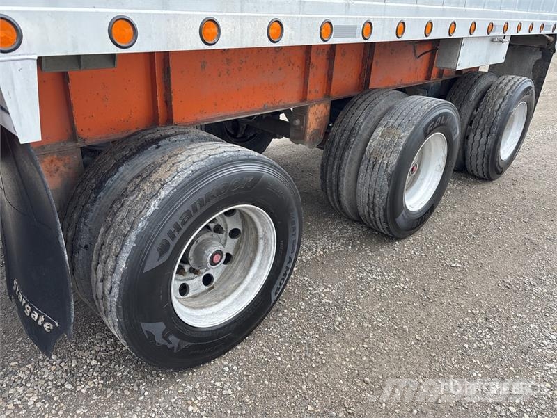 Stargate 44 ft Quad/A Aluminum End Dump Trailer Bañera