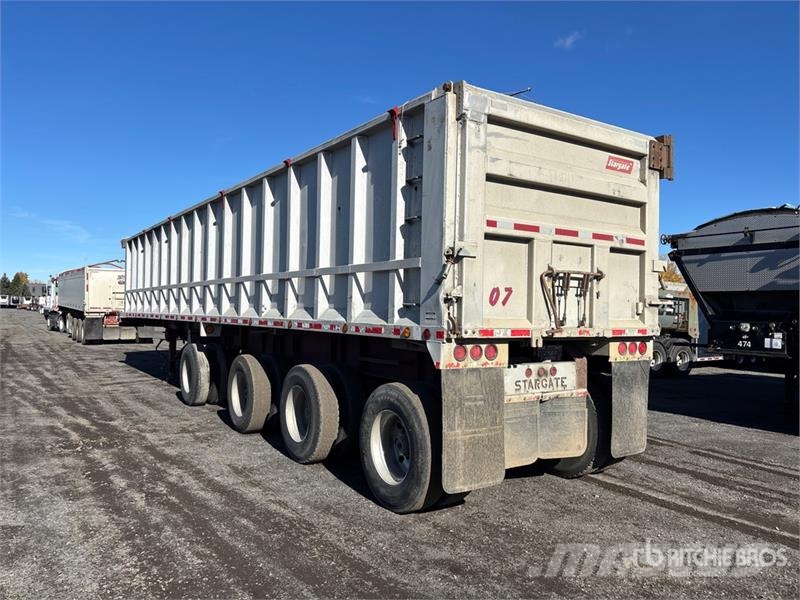 Stargate 44 ft Quad/A Aluminum End Dump Trailer Самоскиди