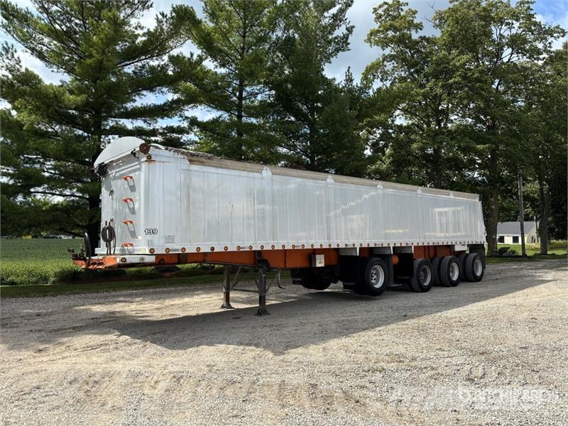 Stargate 44 ft Quad/A Aluminum End Dump Trailer Bañera