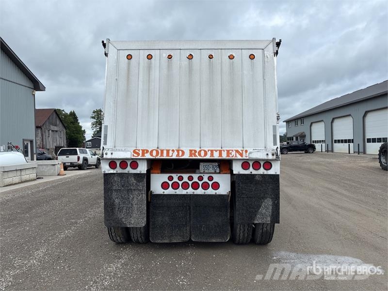 Stargate 44 ft Quad/A Aluminum End Dump Trailer Bañera