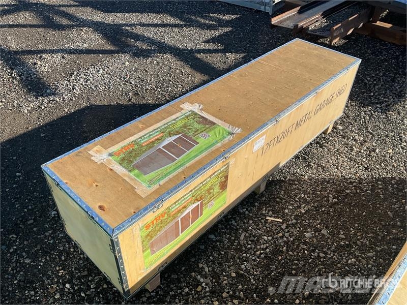  STARVOX CP1220W Metal Garage Shed (Unused) Steel frame buildings