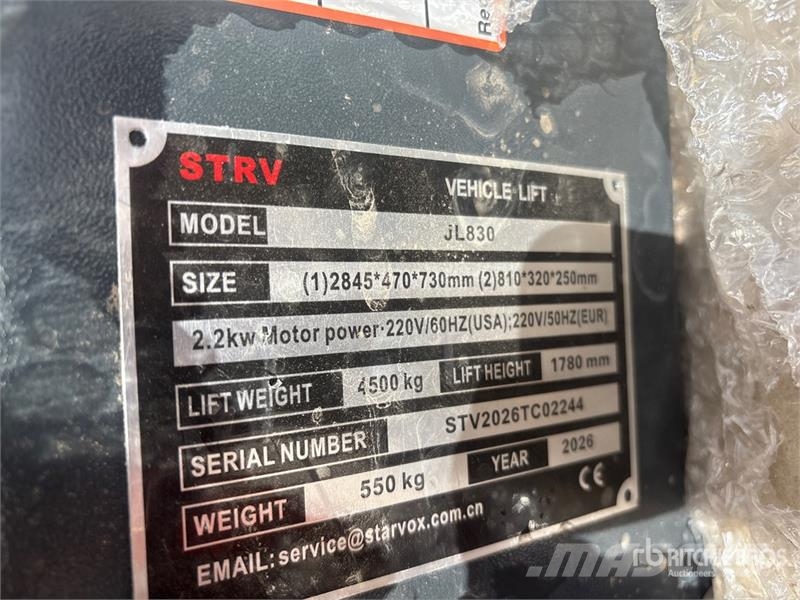  STARVOX LST-SZ4500 2 Post 9200 lb Vehicle Lift (Un Būvniecība- Citi