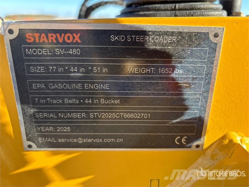 STARVOX SV-480 Mini Compact Track Loader (Unused) Φορτωτάκια