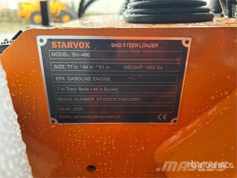  STARVOX SV-480 Mini Compact Track Loader (Unused) لوادر انزلاقية التوجيه
