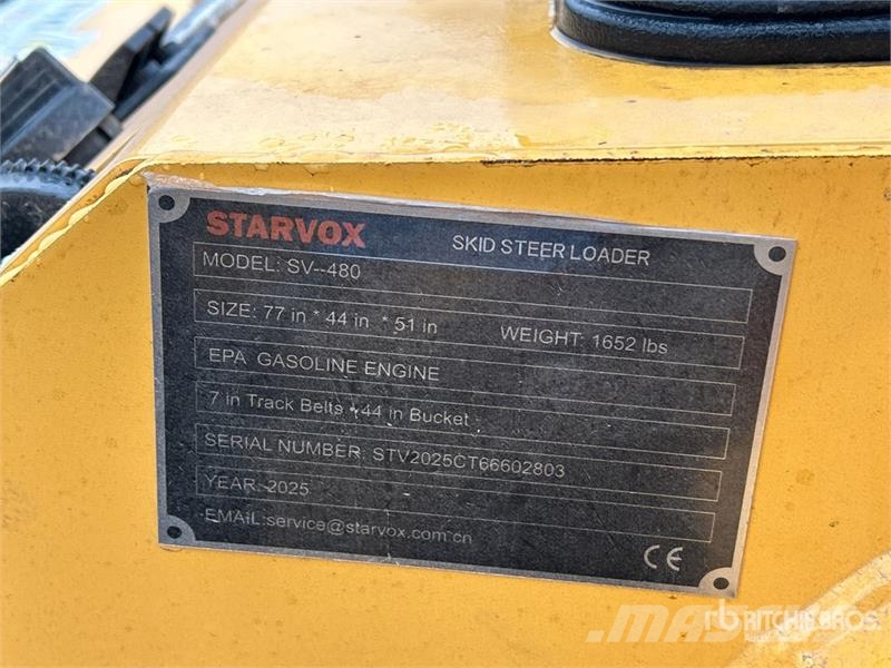  STARVOX SV-480 Mini Compact Track Loader (Unused) Kompaktlader