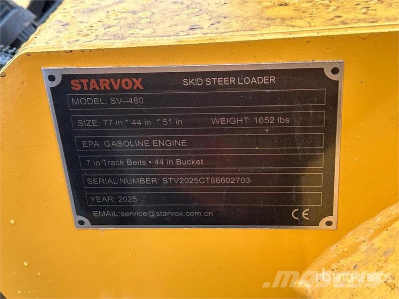 STARVOX SV-480 Mini Compact Track Loader (Unused) Kompaktlader