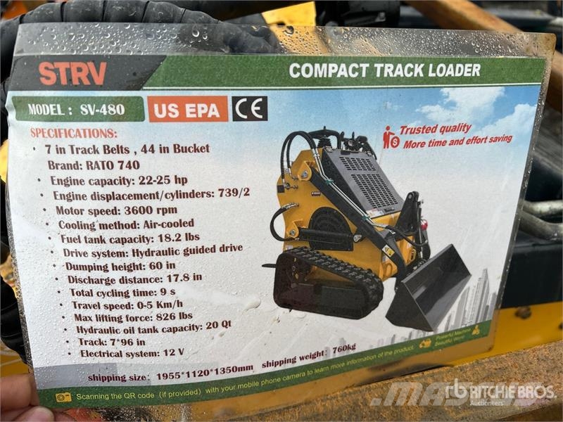 STARVOX SV-480 Mini Compact Track Loader (Unused) Kompaktlader