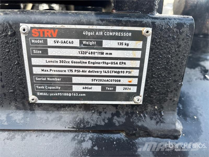  STARVOX SV-GAC40 18.7 cfm 40 gal Air Compressor (U Compresseur