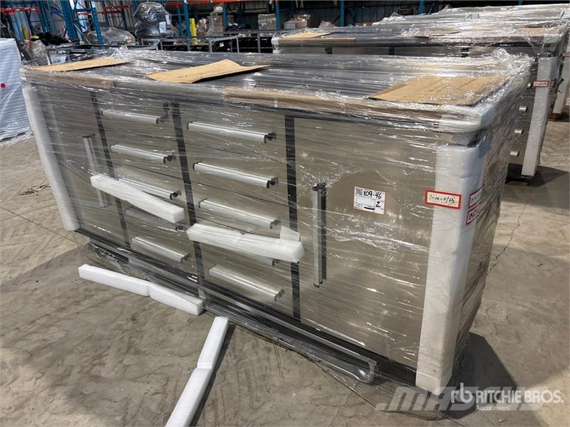 Steelman 7 ft 10-Drawer Workbench (Unused) Andre komponenter