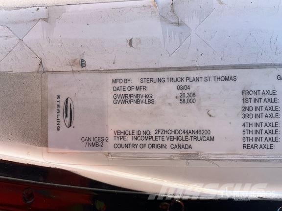 Sterling Acterra 6x4 Water Truck Tovornjaki za vodo