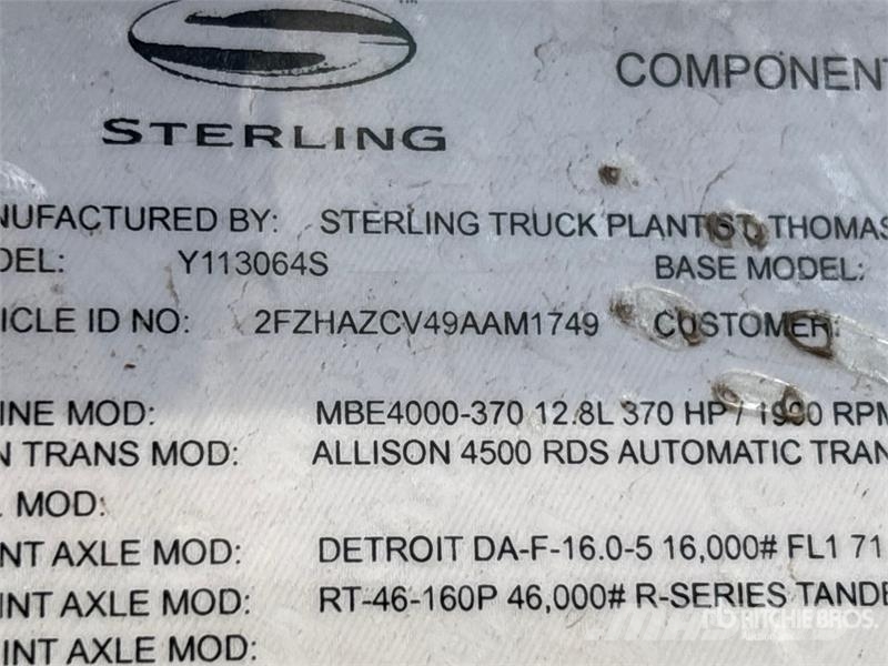 Sterling L9500 Tienhoitoautot