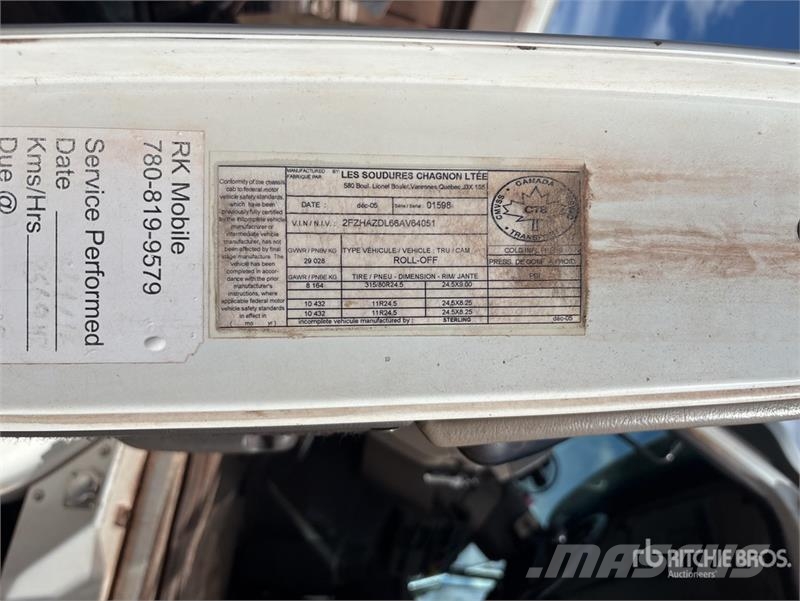 Sterling LT9500 Camion vidanje