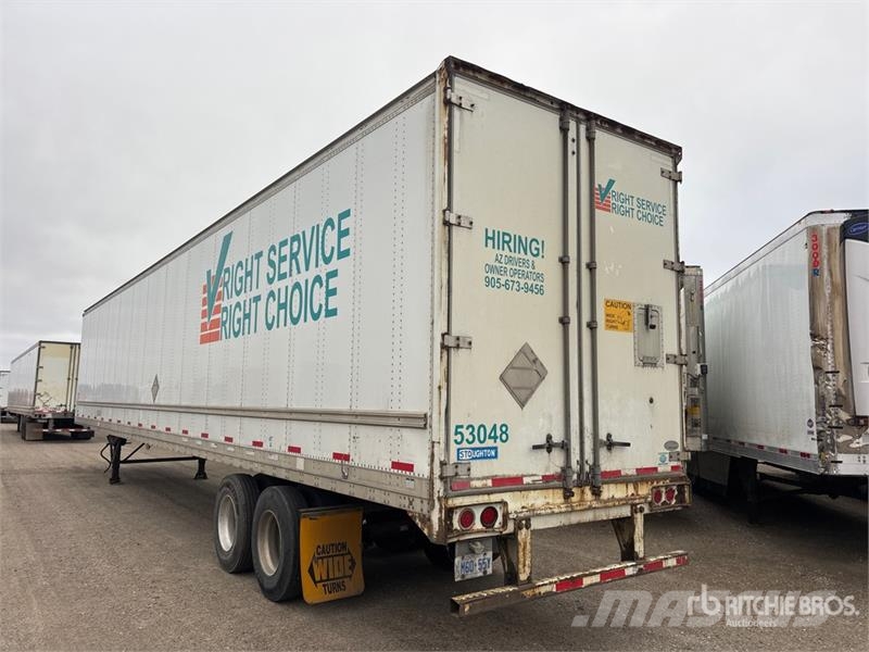 Stoughton 53 ft x 102 in T/A Van Trailer Box body trailers