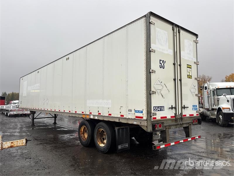 Stoughton 53 ft x 102 in T/A Van Trailer Van Body Trailers