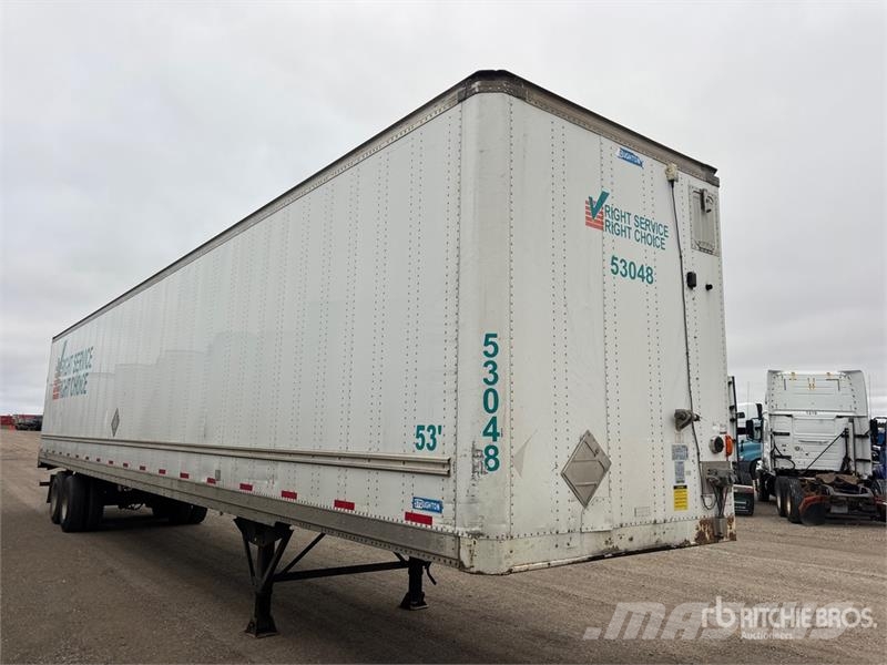Stoughton 53 ft x 102 in T/A Van Trailer Box body trailers