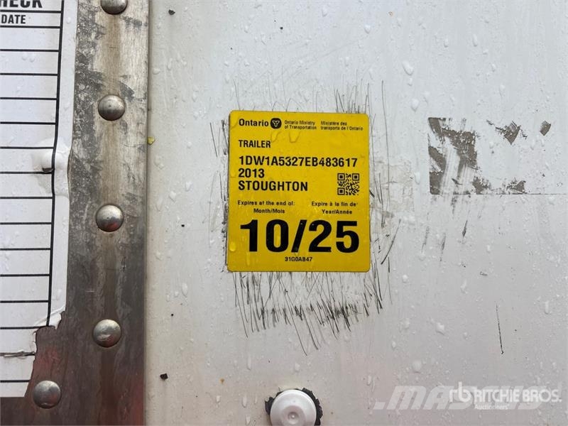 Stoughton 53 ft x 102 in T/A Van Trailer Van Body Trailers