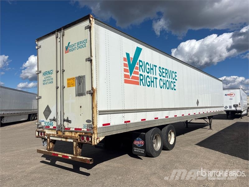 Stoughton 53 ft x 102 in T/A Van Trailer Box body trailers