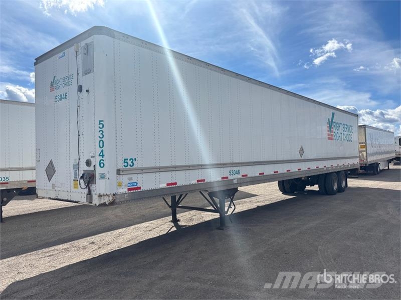 Stoughton 53 ft x 102 in T/A Van Trailer Box body trailers