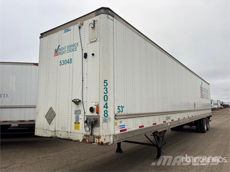 Stoughton 53 ft x 102 in T/A Van Trailer Box body trailers