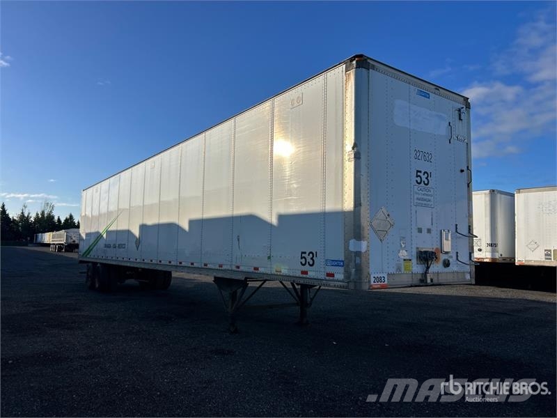 Stoughton 53 ft x 102 in T/A Van Trailer Skappåbygg