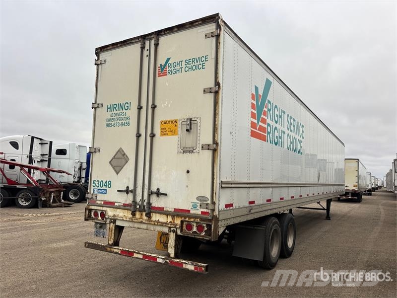 Stoughton 53 ft x 102 in T/A Van Trailer Box body trailers