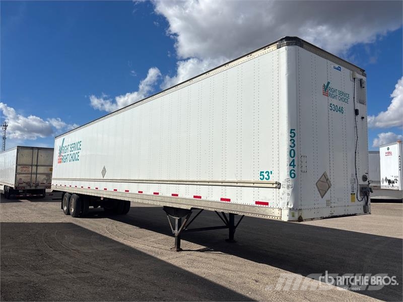 Stoughton 53 ft x 102 in T/A Van Trailer Box body trailers