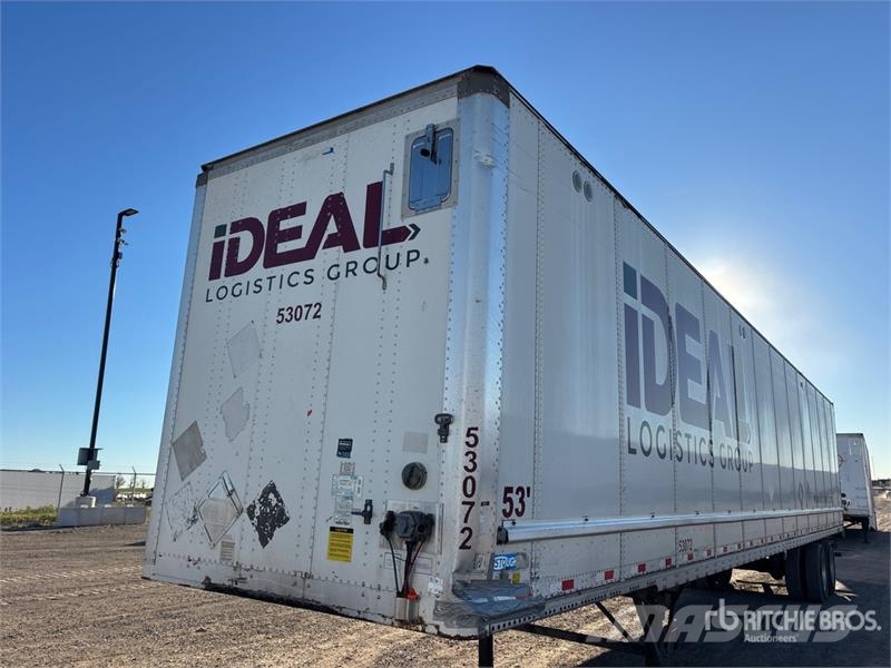 Stoughton 53 ft x 102 in T/A Van Trailer Skappåbygg