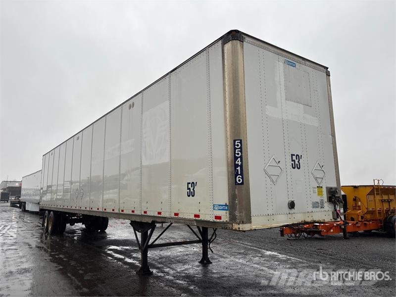 Stoughton 53 ft x 102 in T/A Van Trailer Van Body Trailers